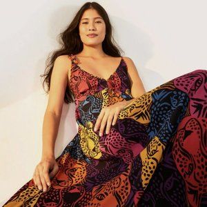 Farm Rio leopards dress size M